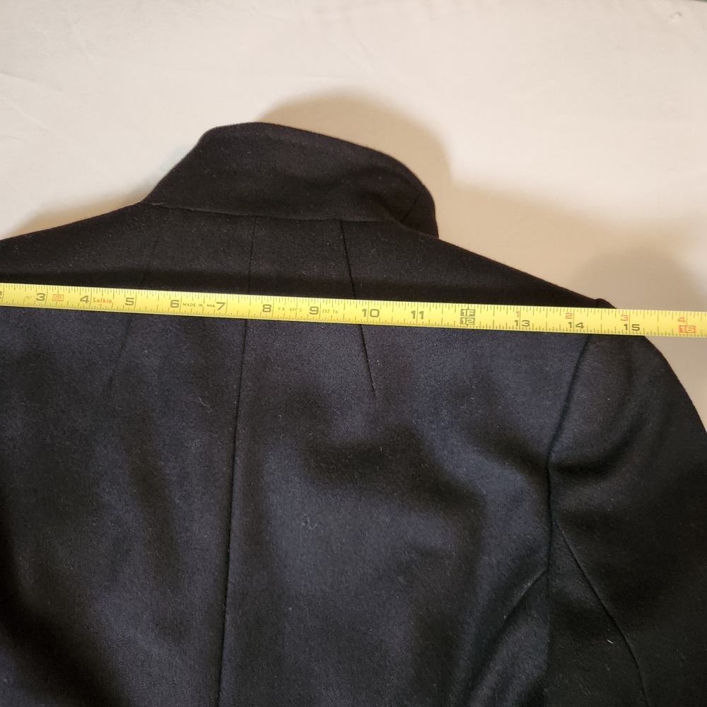 Ted Baker Black Celebrating 50 Years Belted Wool Trench Coat Size 1 XS - Picture 13 of 14